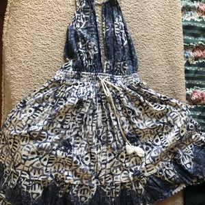 Free People open back flowy dress